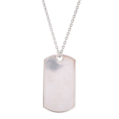 Gucci Sterling Silver Dog Tag Necklace 4 of 7
