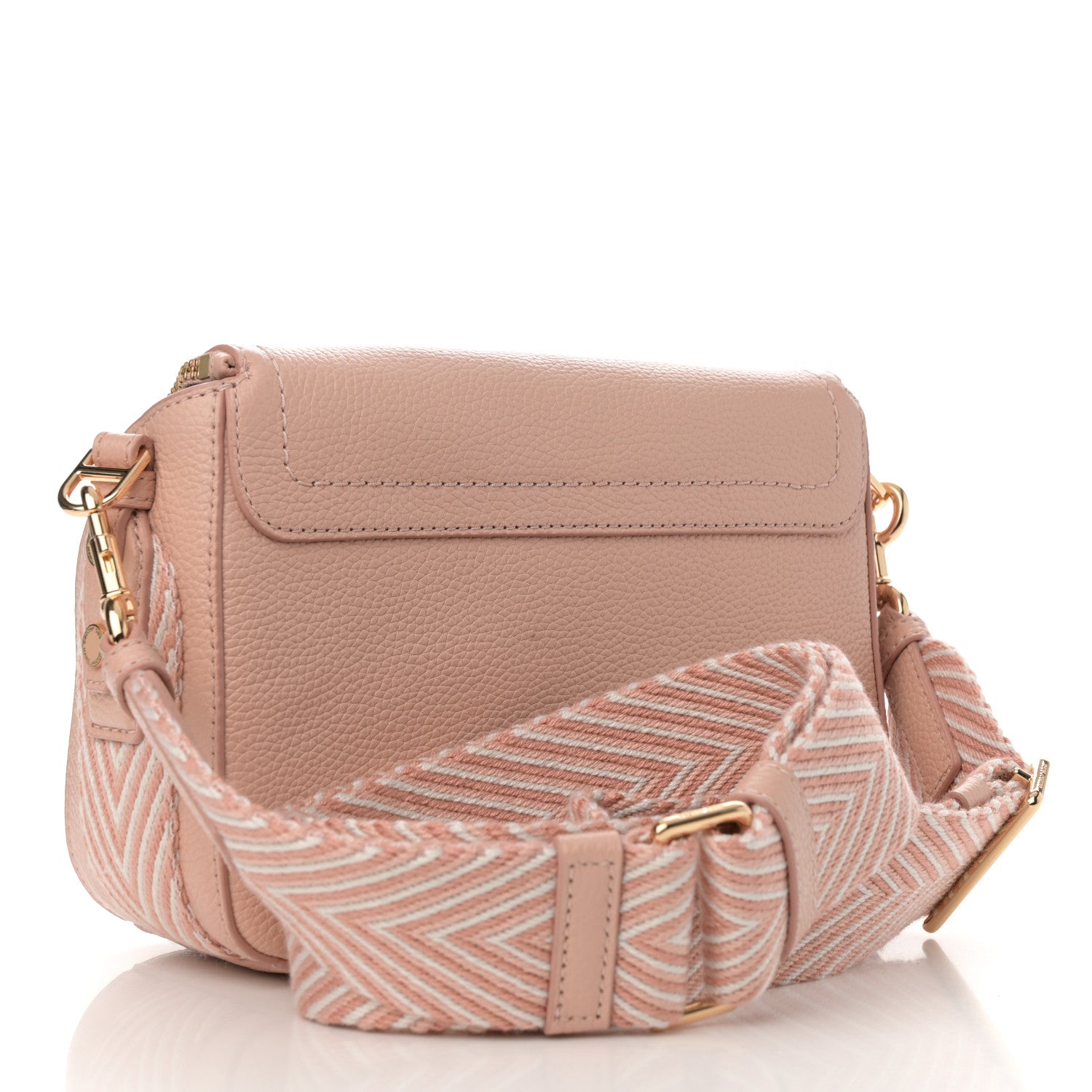 Marc Jacobs Calfskin Mini The Groove 2.0 Messenger Crossbody Rose 3 of 11