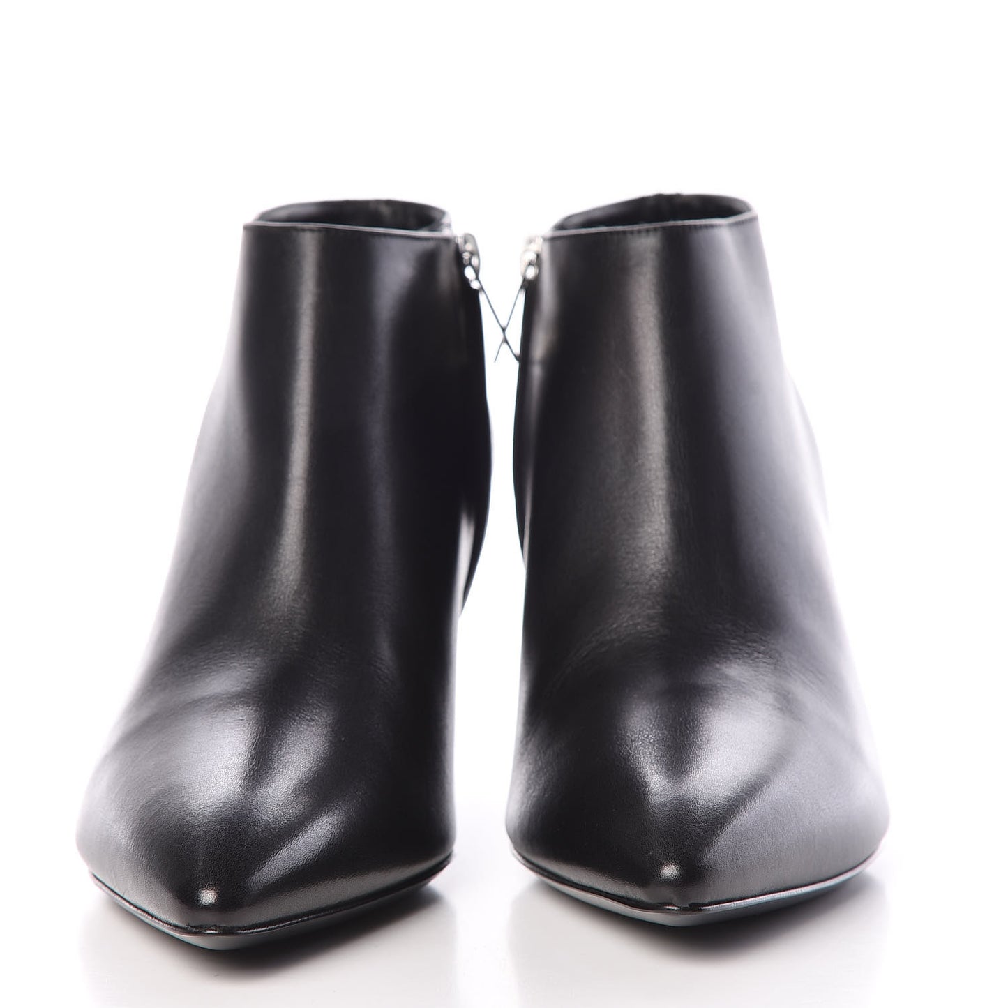Calfskin Serena Ankle Boots 38 Black