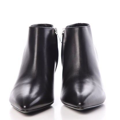 Hermes Calfskin Serena Ankle Boots 38 Black 2 of 9