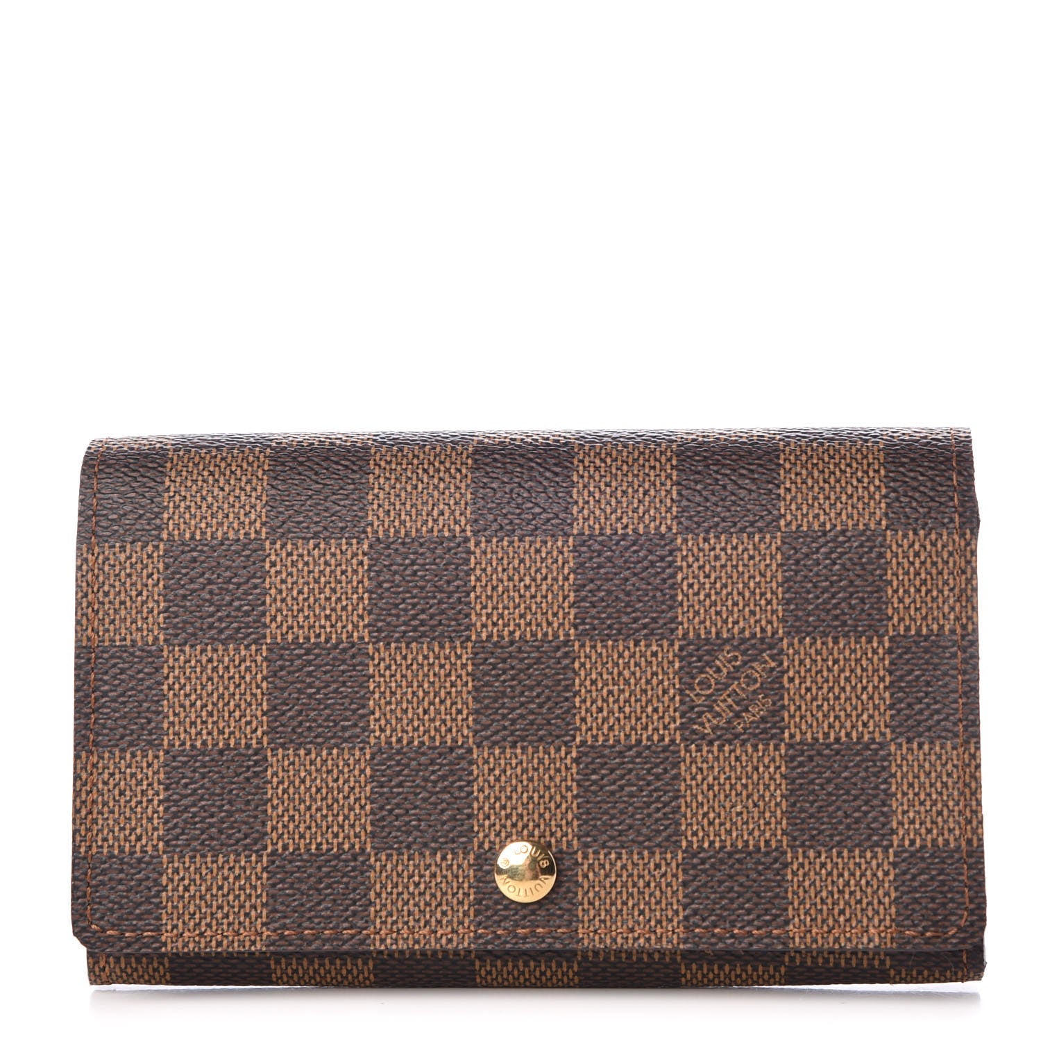 Louis Vuitton Damier Ebene Porte-Monnaie Tresor Wallet 1 of 7