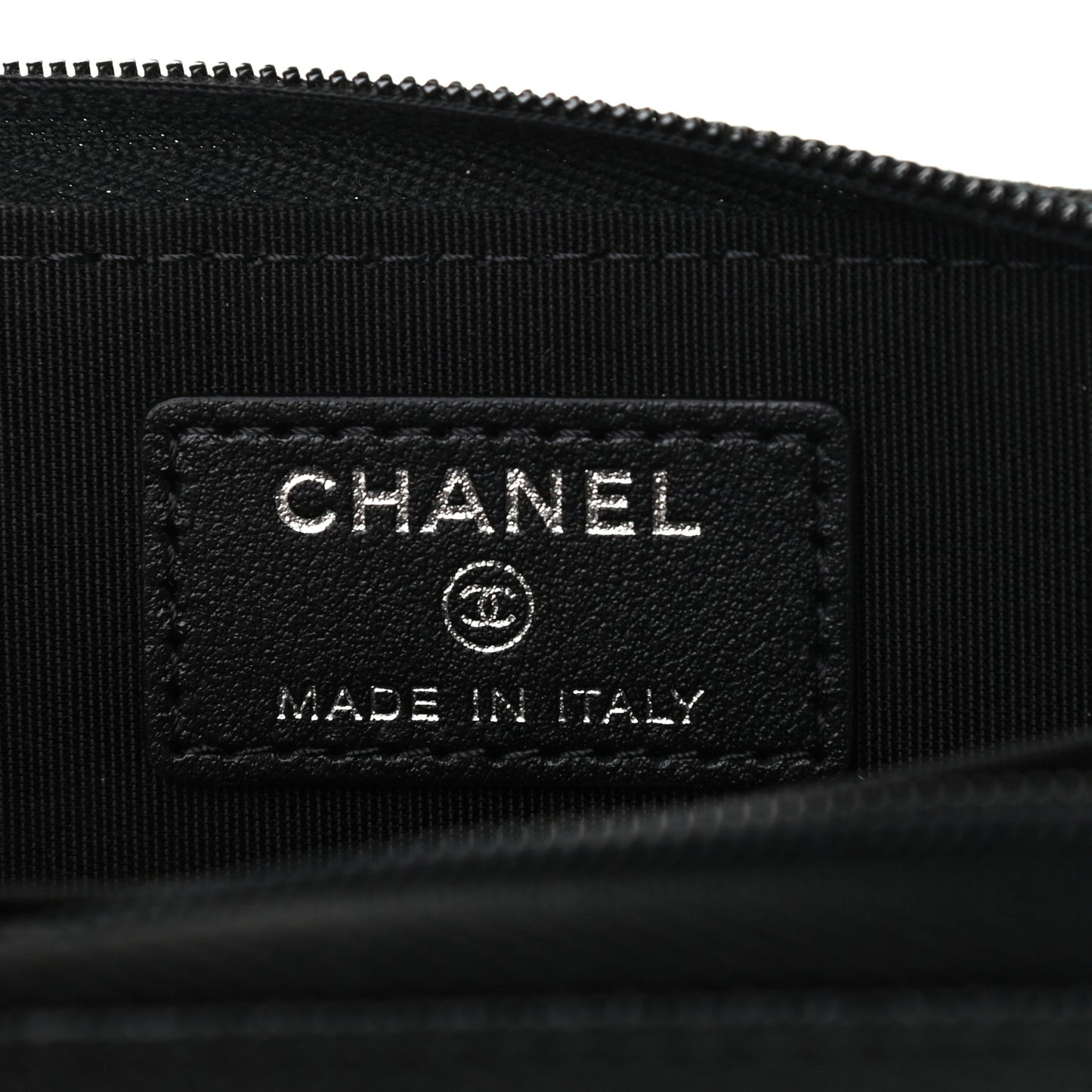 Caviar Timeless CC Zip Around Coin Purse Black