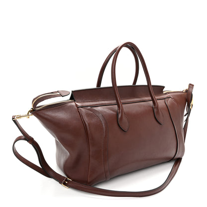 Celine Supple Shiny Lambskin Medium Smiling New Luggage Brick 3 of 9