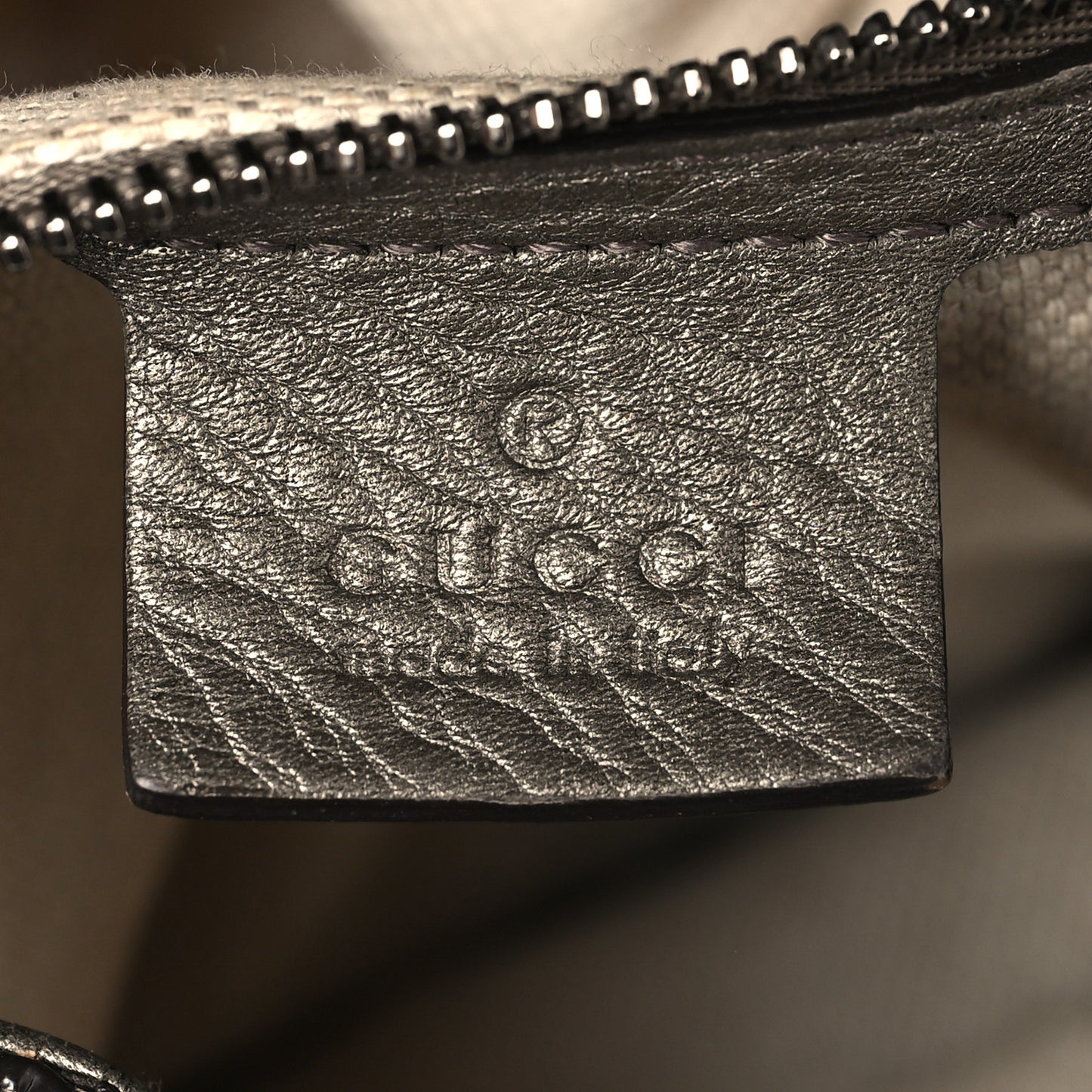 Metallic Pebbled Calfskin Medium Soho Chain Shoulder Bag Golden Beige