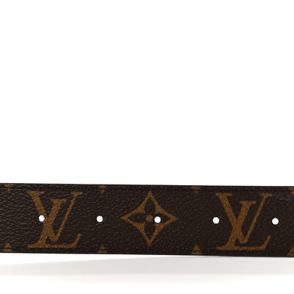 Louis Vuitton Calfskin Monogram 30mm LV Initiales Reversible Belt 85 34 Rose Ballerine 4 of 6