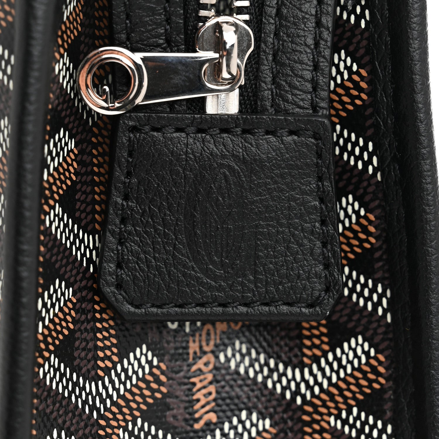 Goyard Goyardine Jouvence MM Toiletry Pouch Black 6 of 10
