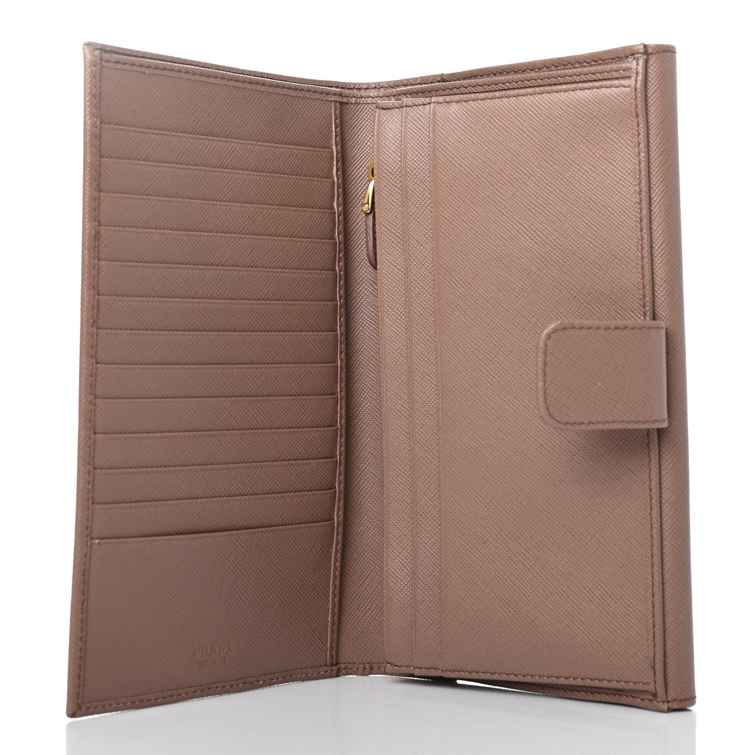 Prada Saffiano Flap Wallet Naturale 4 of 4