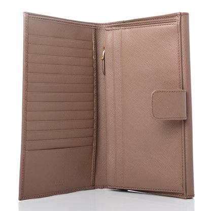 Prada Saffiano Flap Wallet Naturale 4 of 4