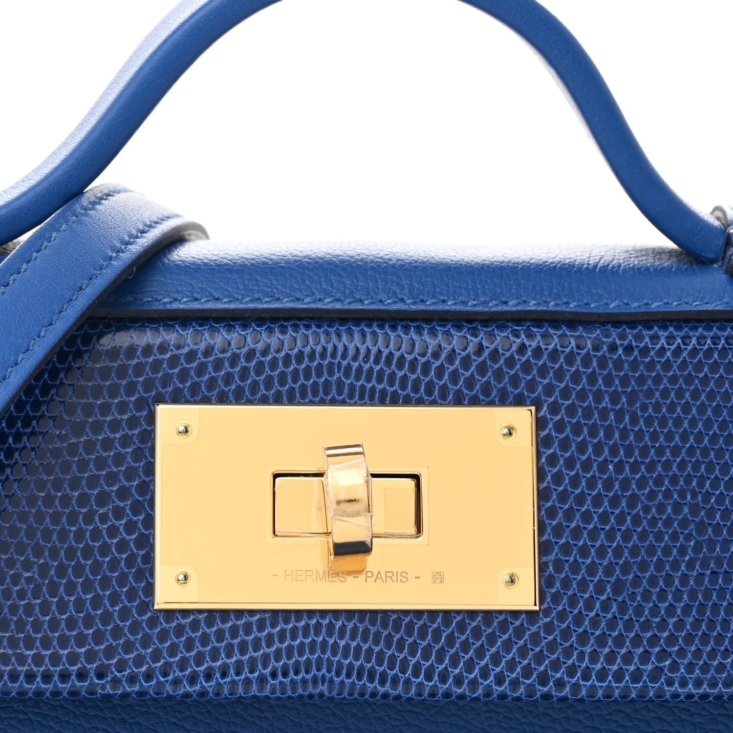 Hermes Evercolor Swift Lizard Touch 24/24 21 Bleu France Bleu Saphir 8 of 11