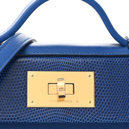 Hermes Evercolor Swift Lizard Touch 24/24 21 Bleu France Bleu Saphir 8 of 11