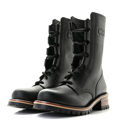 Christian Dior Calfskin Dior Quest 35mm Hiking Boots 36.5 Black 2 of 12