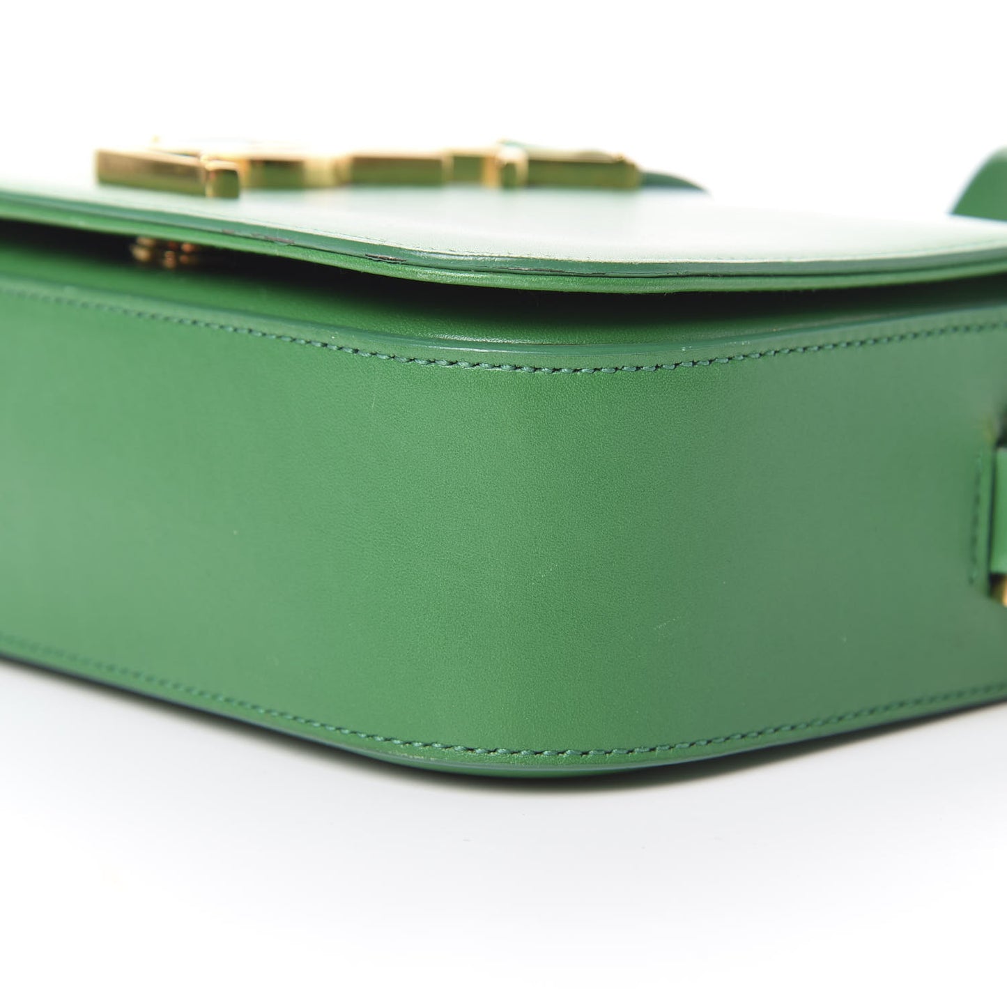 Smooth Calfskin Small Monogram Université Shoulder Bag Green