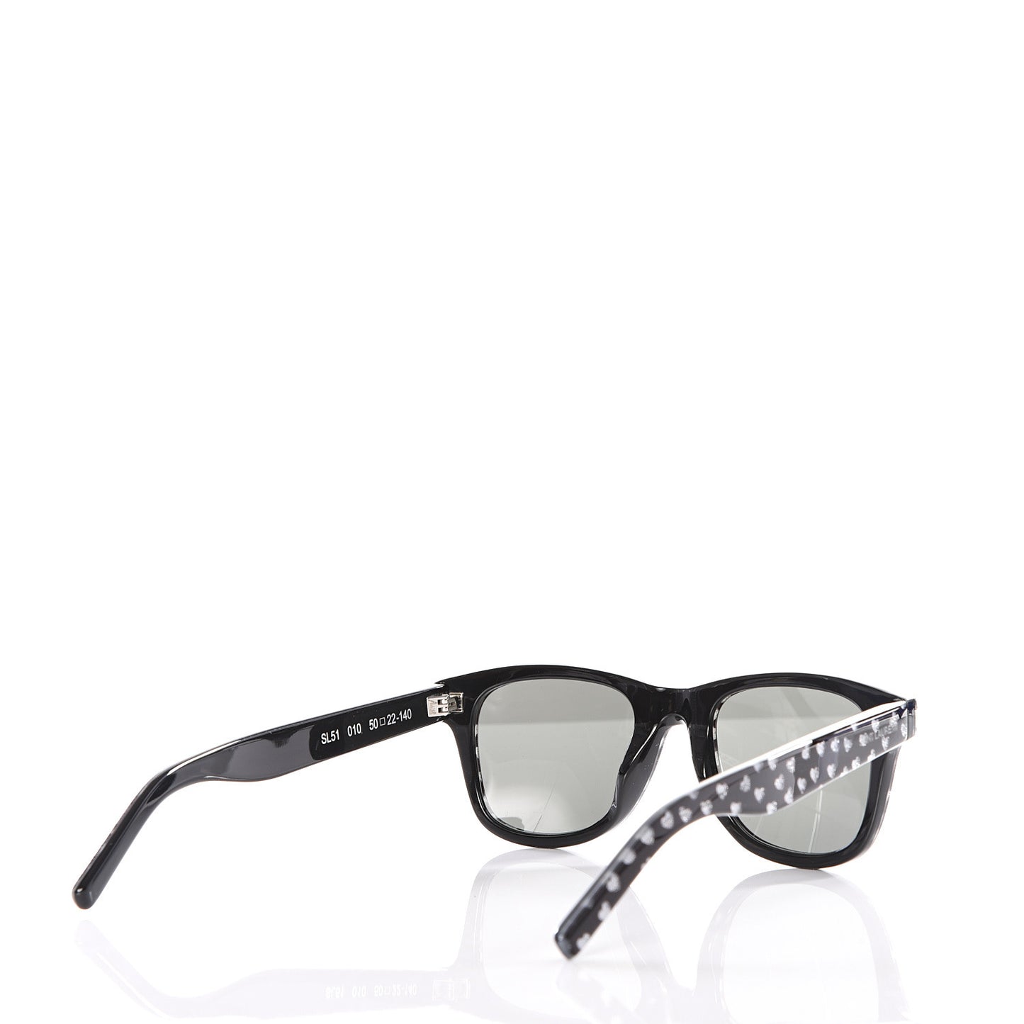 Square Heart Sunglasses SL51 Black