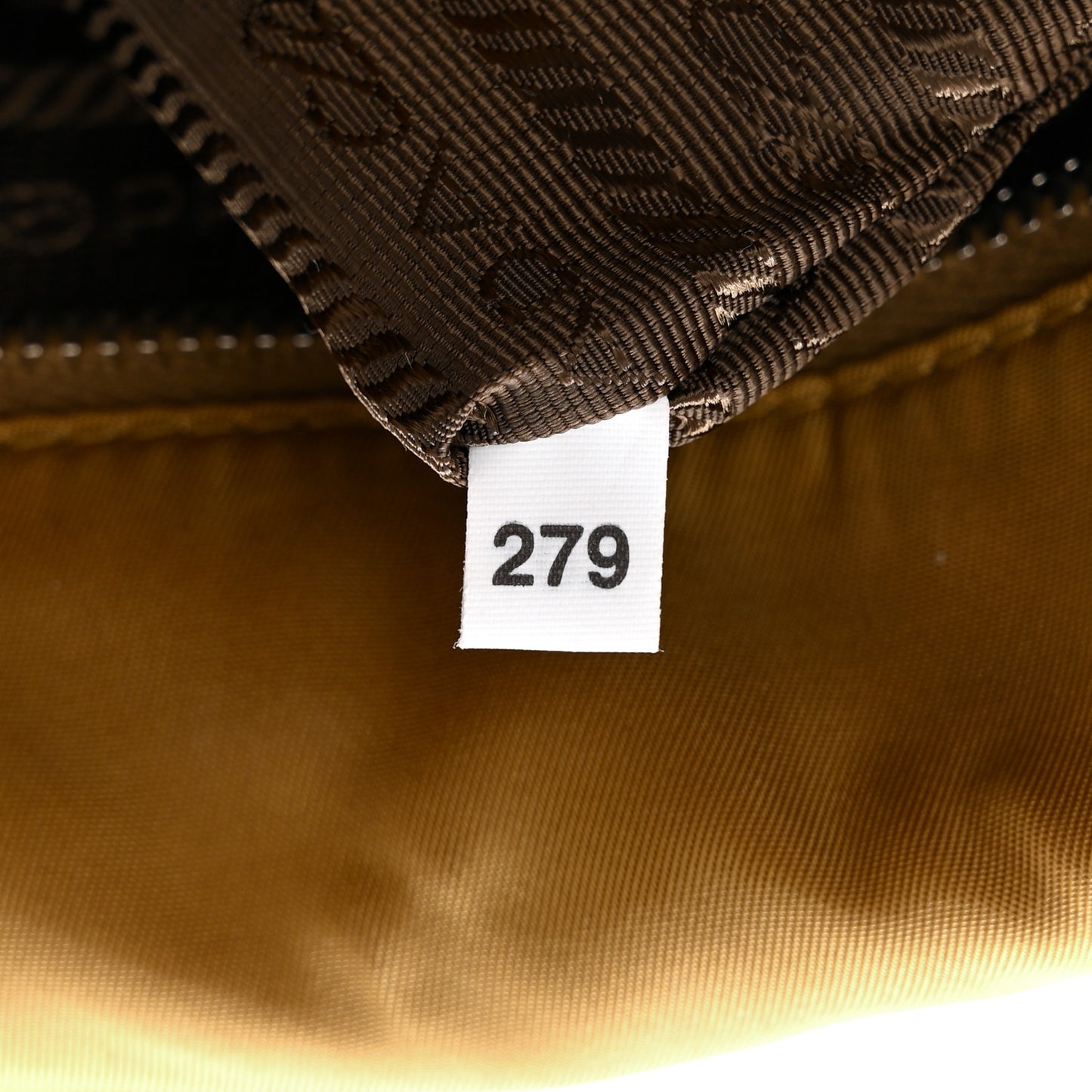 Re-Nylon Saffiano Pocket Double Snap Buckle Shoulder Bag Tabacco