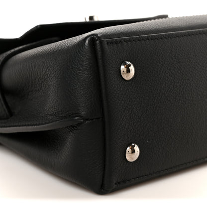 Louis Vuitton Calfskin Lockme Ever BB Black 9 of 10