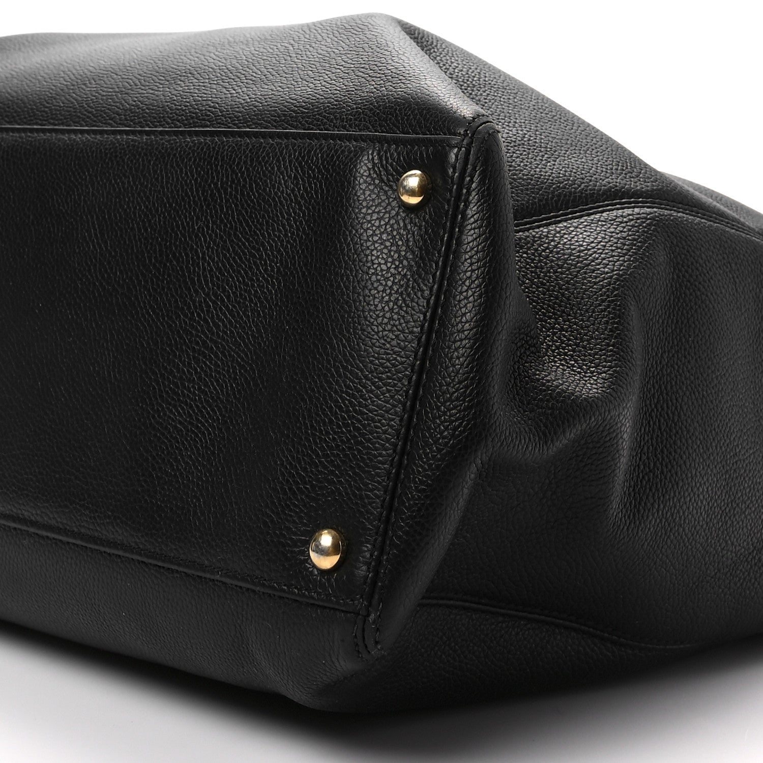 Chanel Calfskin Cerf Executive Shopper Tote Black 7 of 7