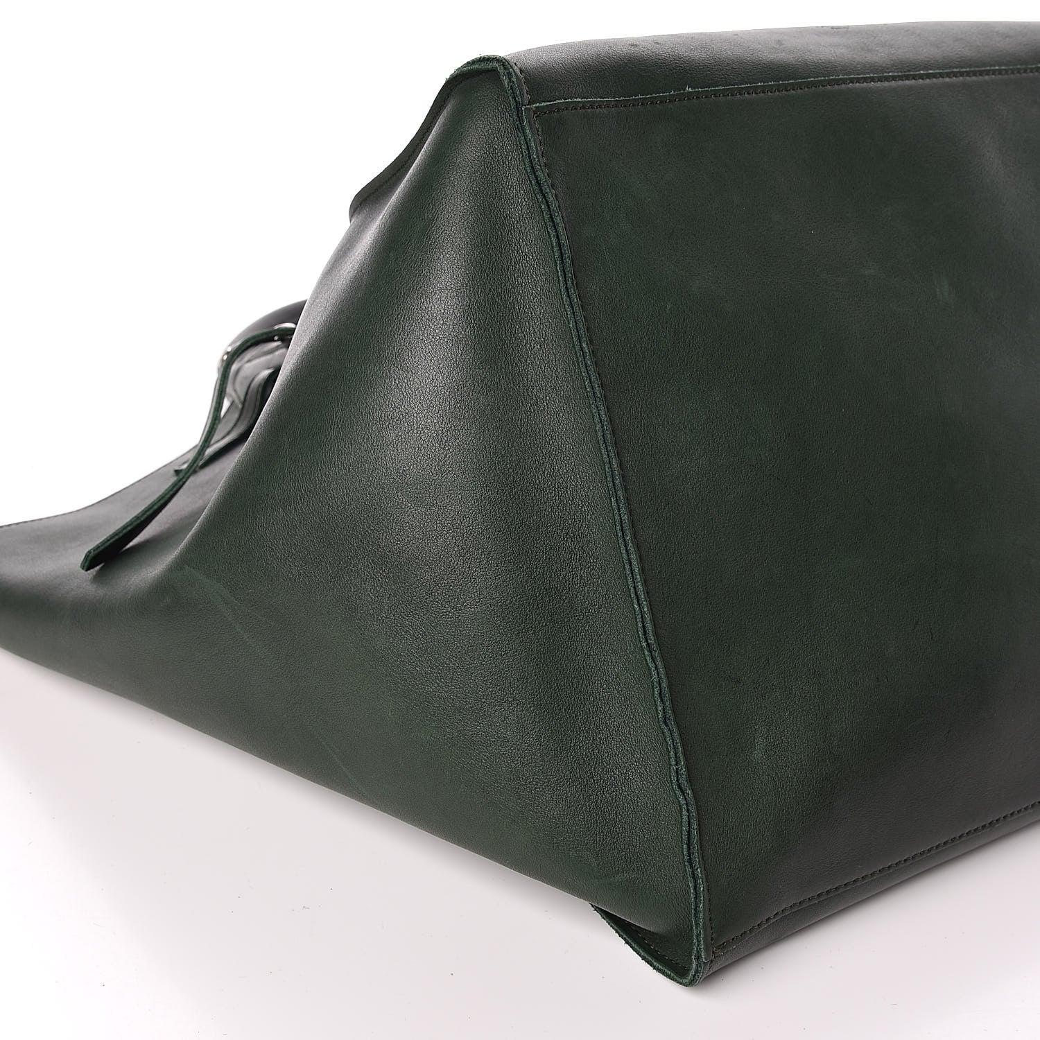 Celine Smooth Calfskin Medium Big Bag Dark Green 7 of 11