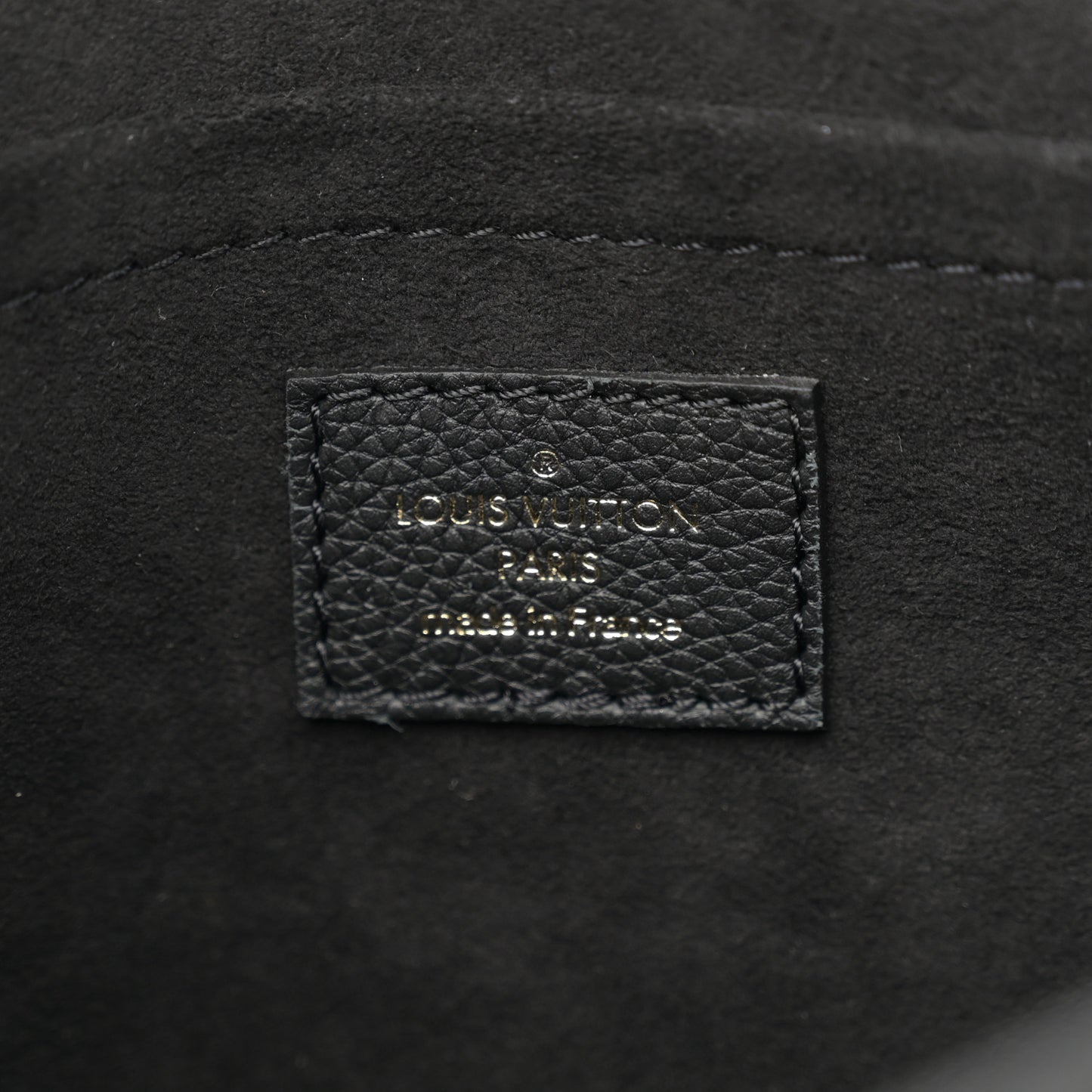 Soft Calfskin Mylockme Chain Bag BB Black Creme