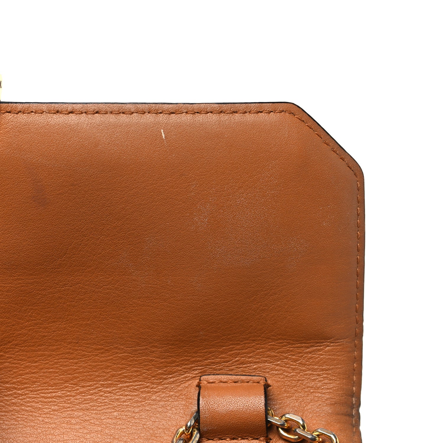 MCM Visetos Small Millie Crossbody Bag Cognac 11 of 13