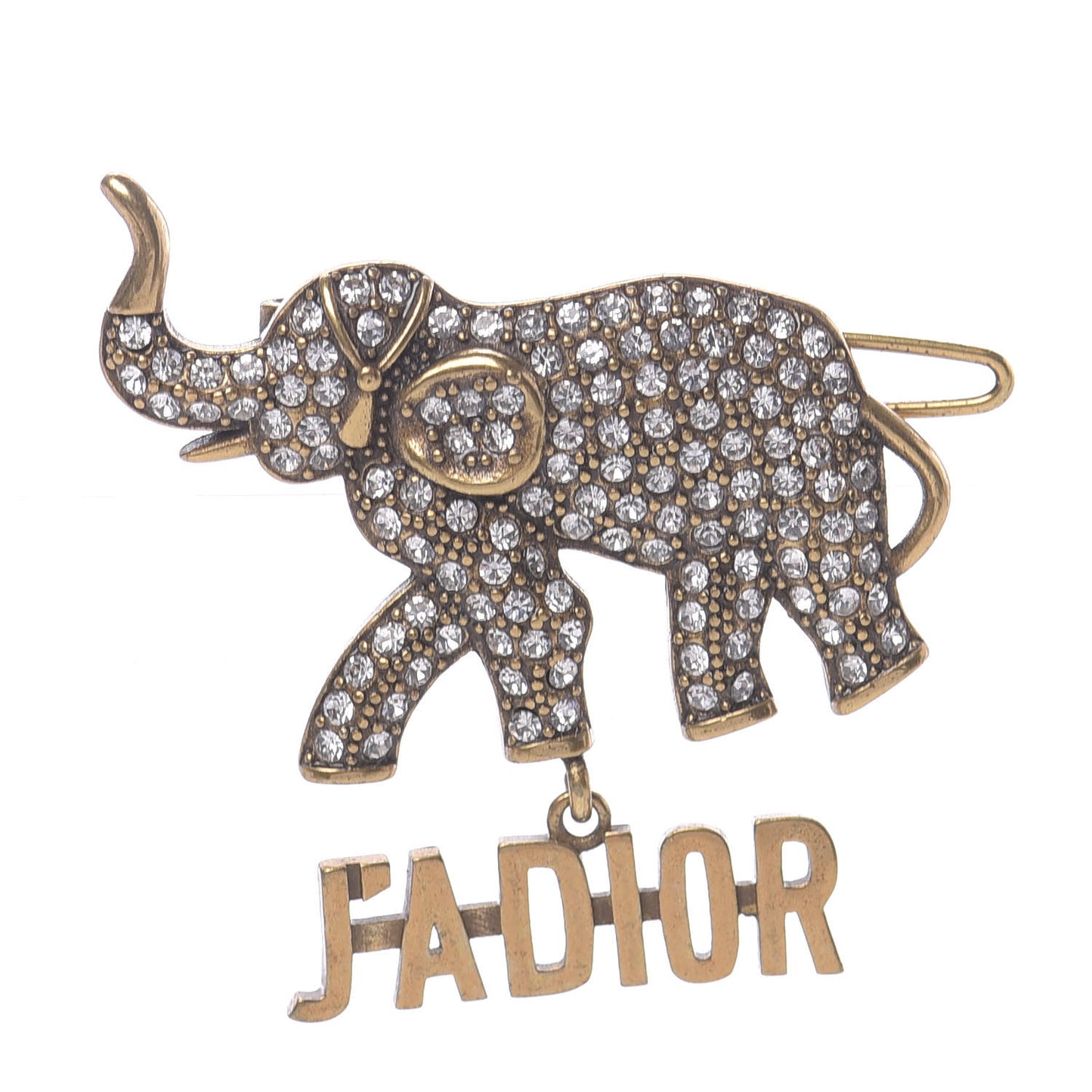 Crystal Elephant J'Adior Barrette