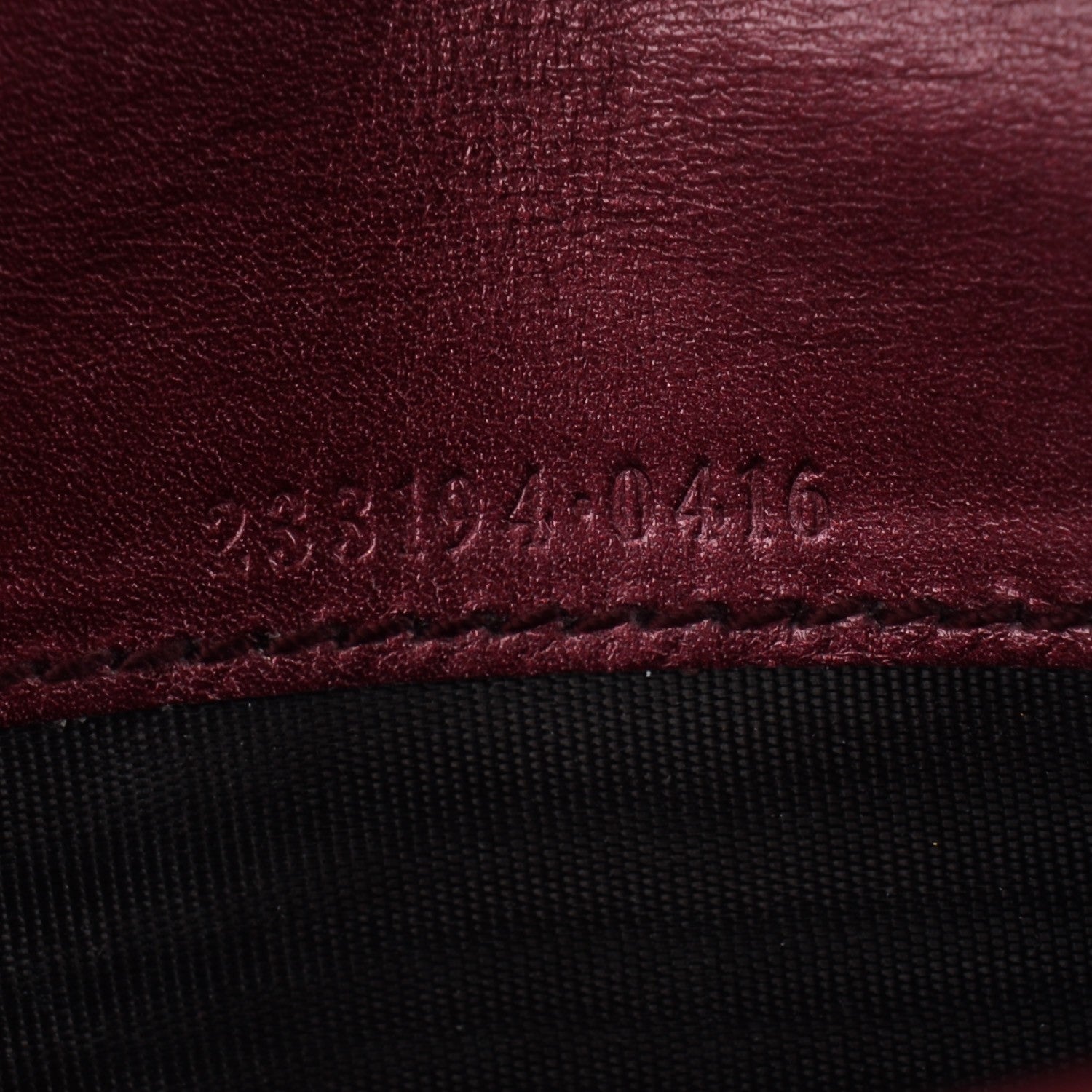 Gucci Patent Guccissima Zip Around Organizer Wallet Bordeaux 6 of 8