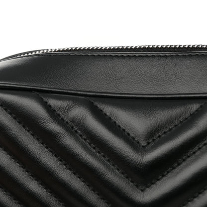 Saint Laurent Calfskin Matelasse Monogram Lou Camera Bag Black 13 of 14