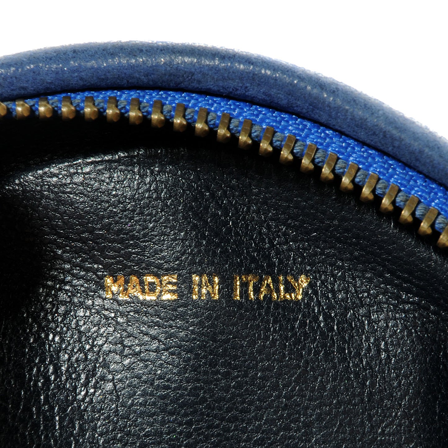 Lambskin Quilted Shoulder Bag Blue