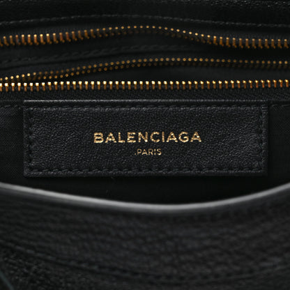 Balenciaga Chevre Gold Metallic Edge Hardware City Black 6 of 10