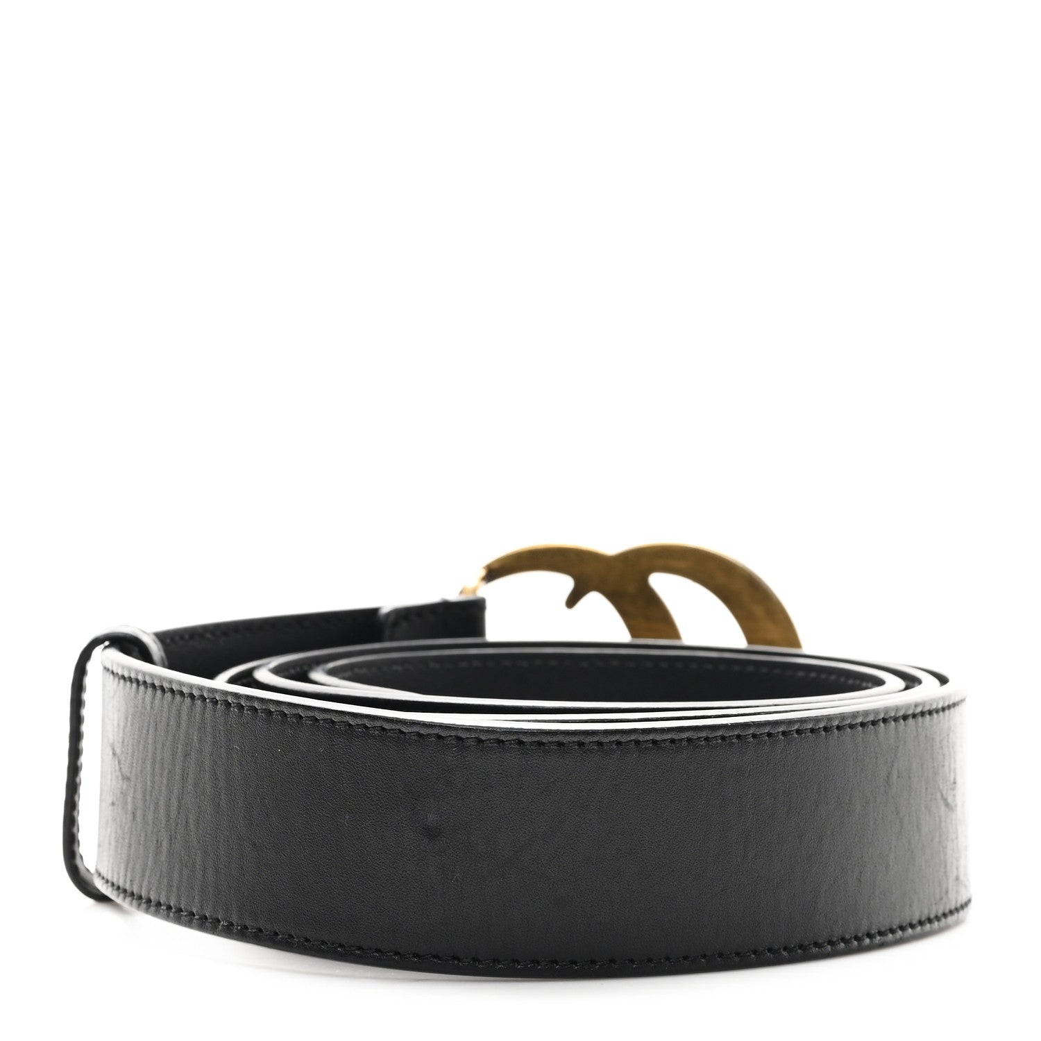Gucci Calfskin Double G 40mm Belt 115 46 Black 2 of 4