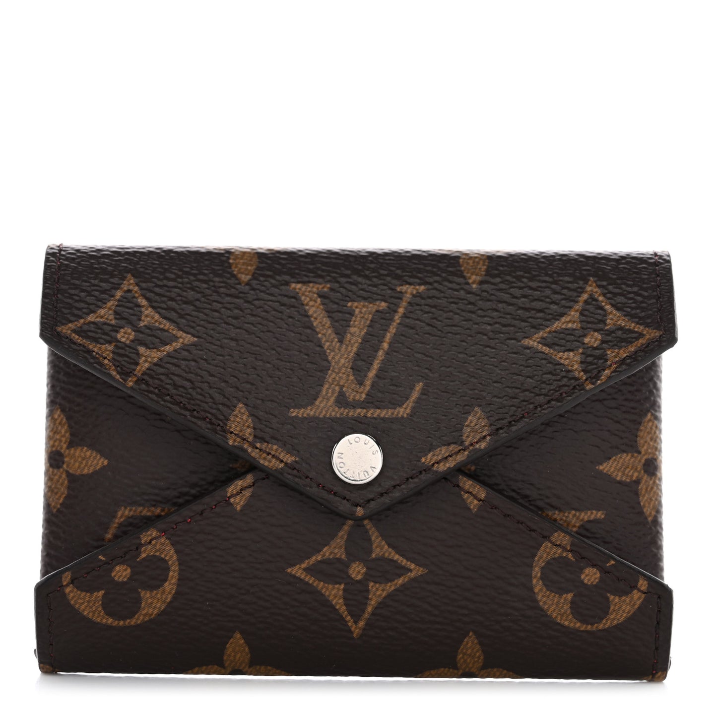 Monogram LV Colormania Kirigami Card Holder Sari Red