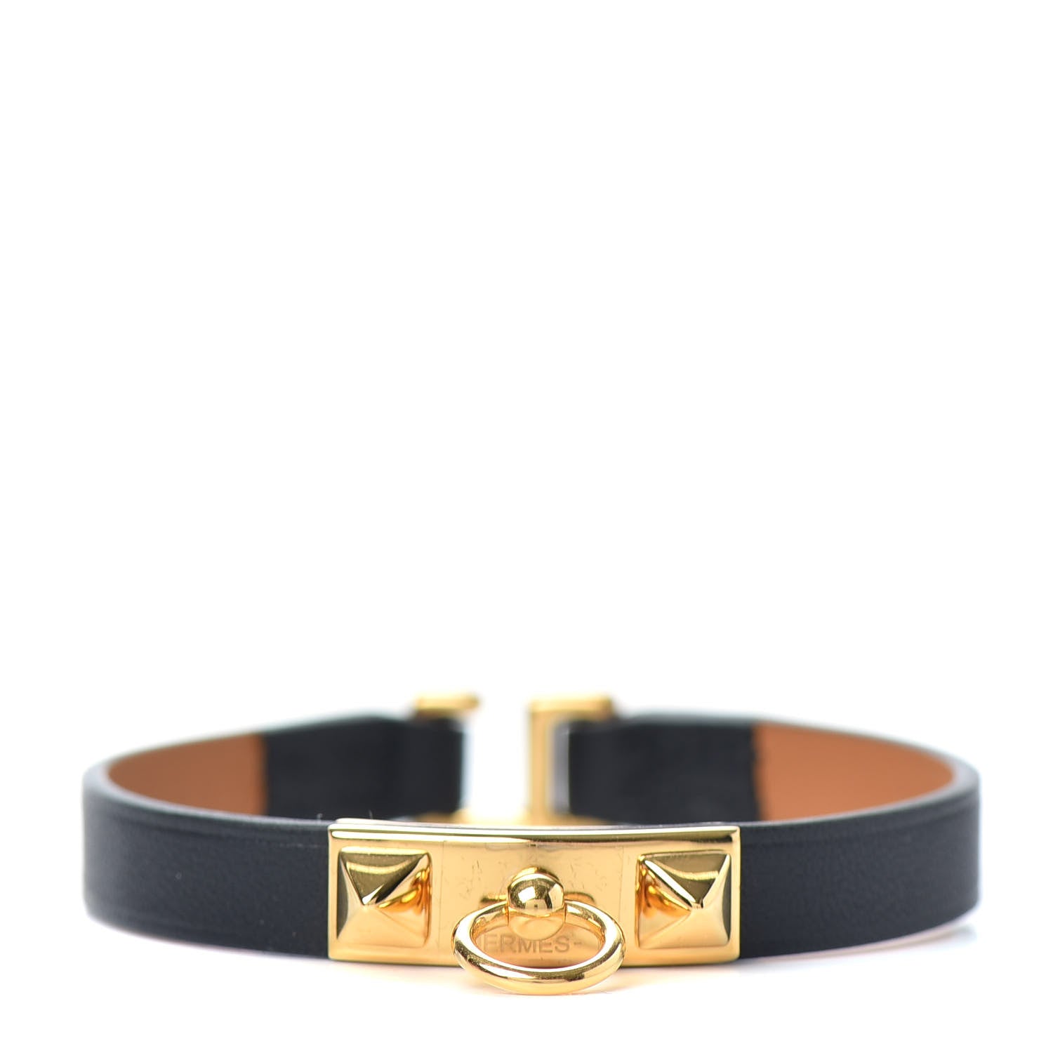 Hermes Chamonix Micro Rivale Bracelet T3 Black 1 of 5