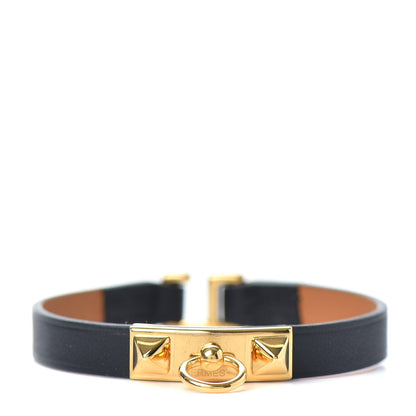 Hermes Chamonix Micro Rivale Bracelet T3 Black 1 of 5