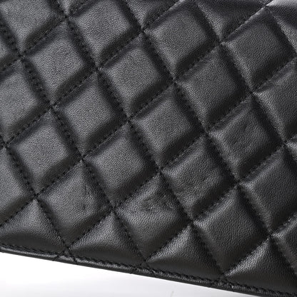 Chanel Lambskin Quilted Trendy CC Wallet On Chain WOC Black 5 of 5
