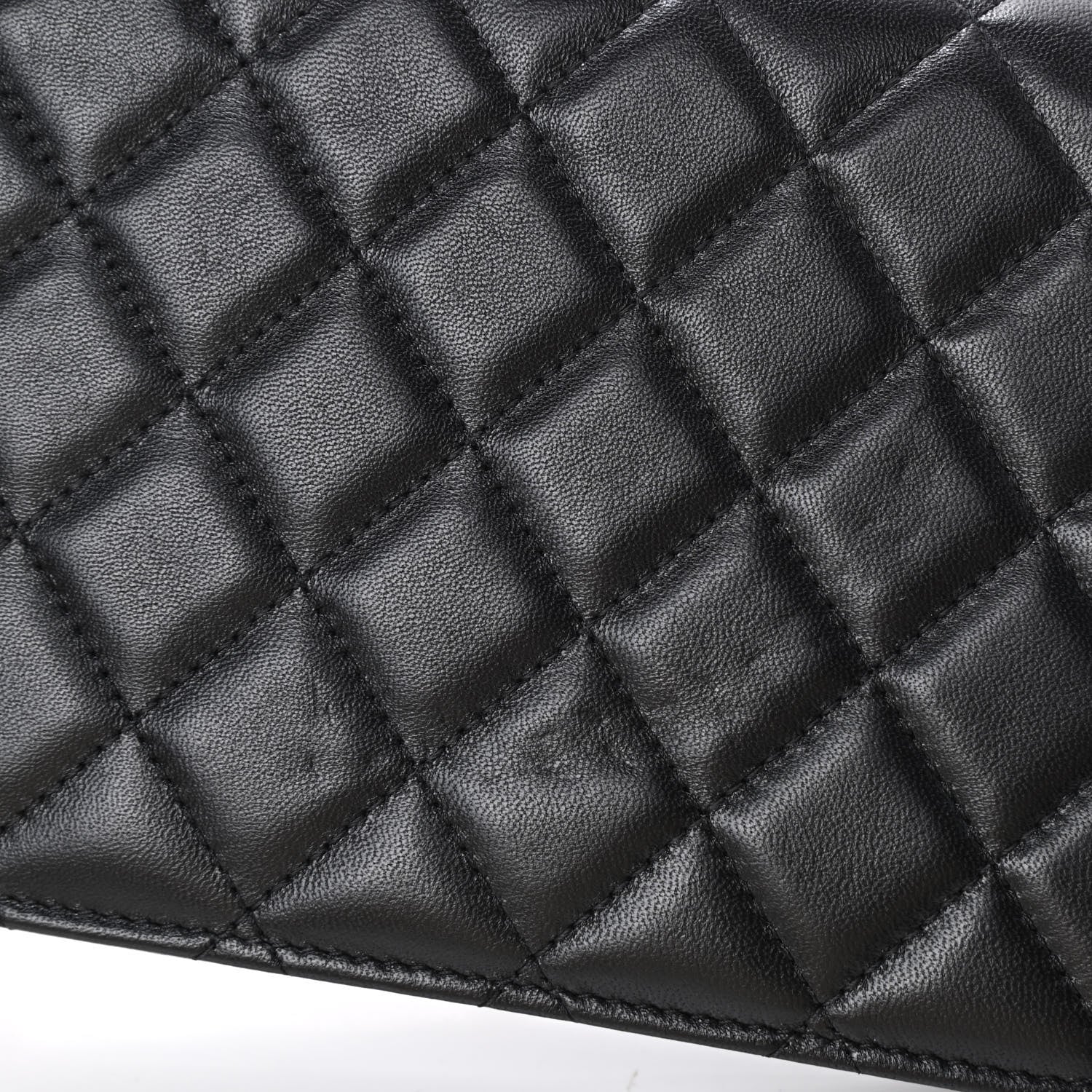 Chanel Lambskin Quilted Trendy CC Wallet On Chain WOC Black 5 of 5