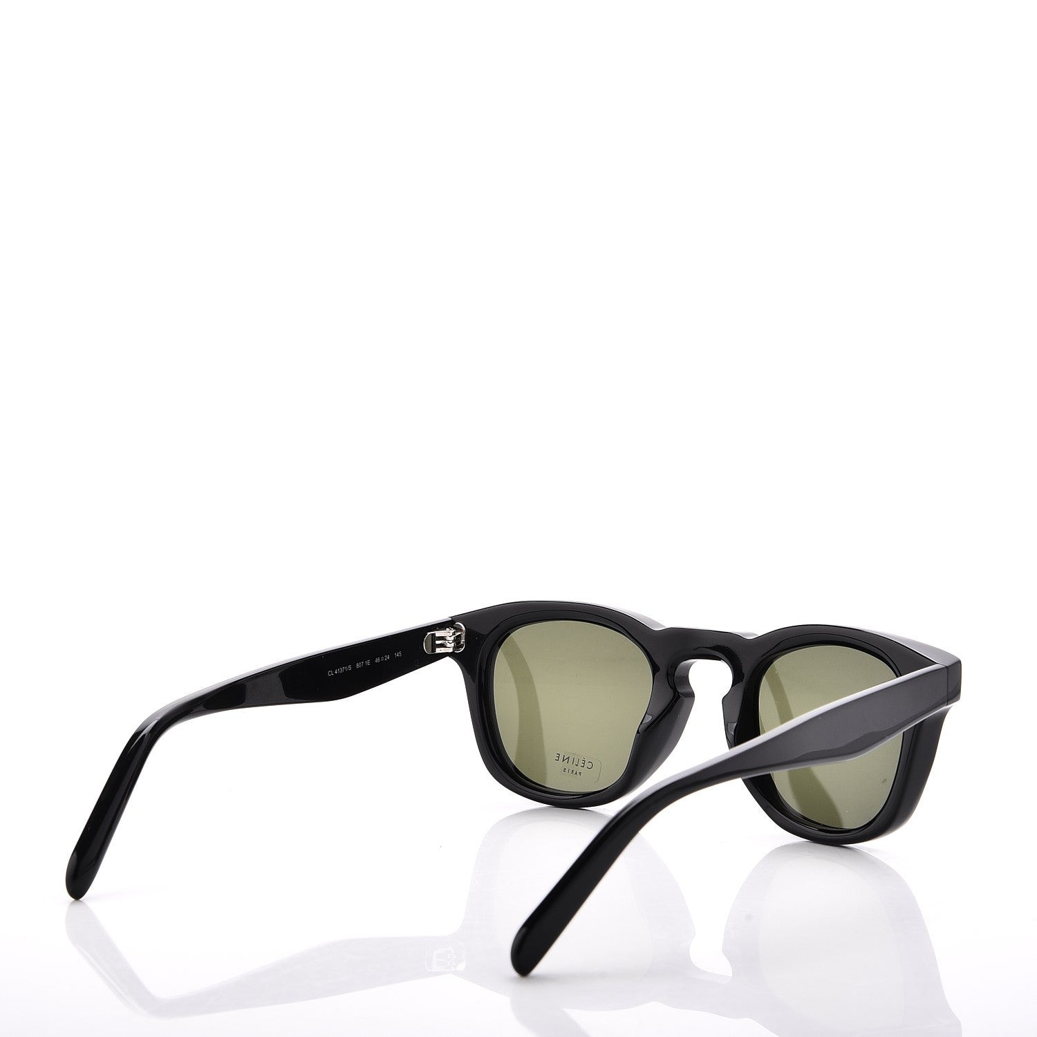 Celine Bevel Square Sunglasses CL41371/S Black 4 of 6