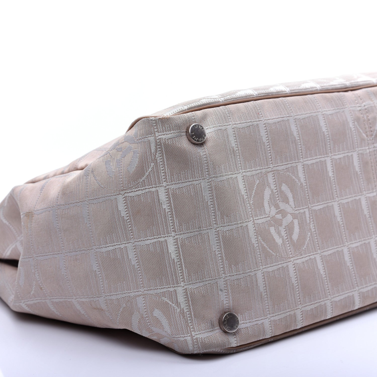 Chanel Nylon Medium Travel Tote Beige 6 of 13