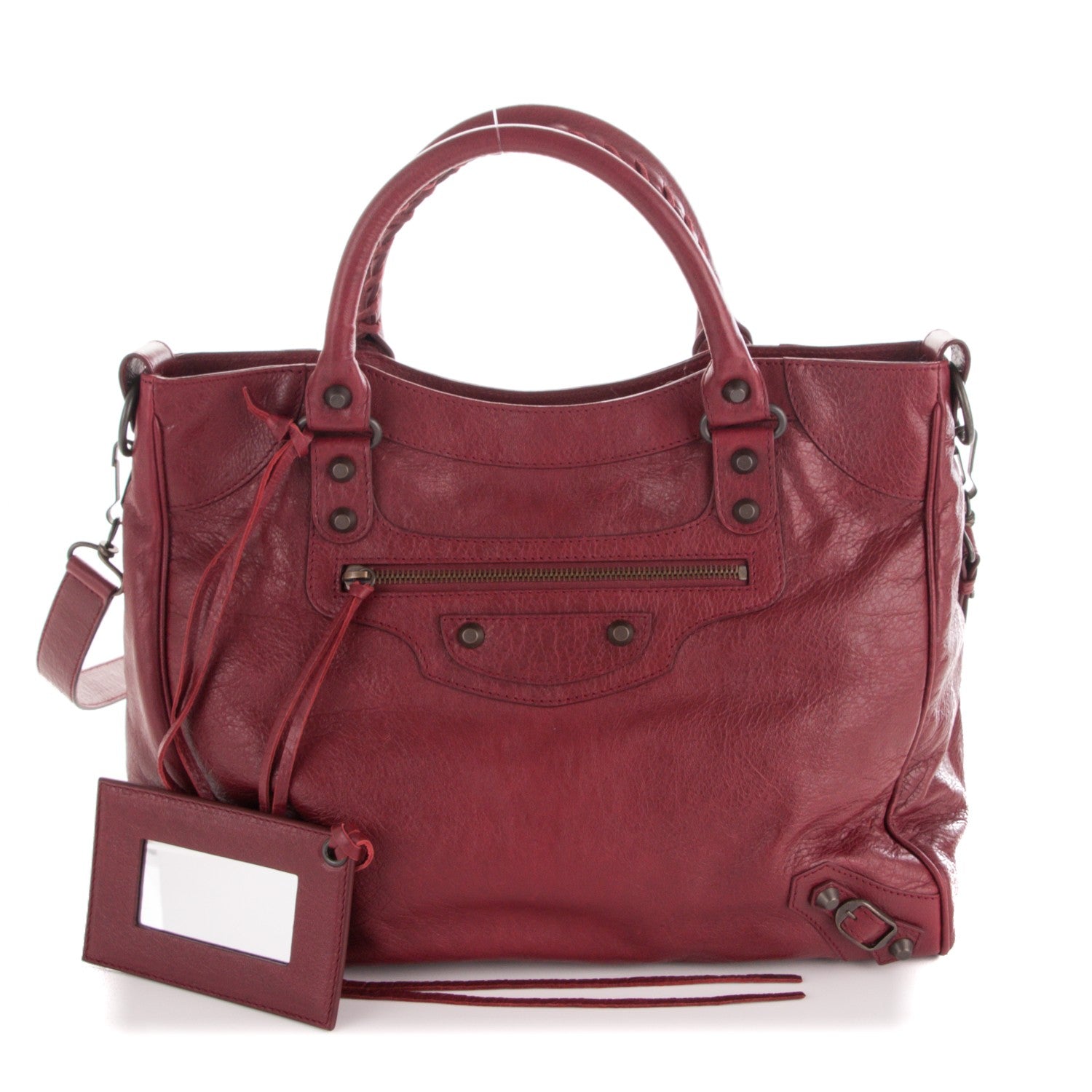 Balenciaga Agneau Classic Hardware Velo Rouge Cerise 1 of 8