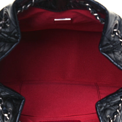 Chanel Aged Calfskin Quilted Small Gabrielle Backpack Black 5 of 8