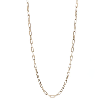 Cartier 18K White Gold SM Santos De Cartier Link Necklace 1 of 6