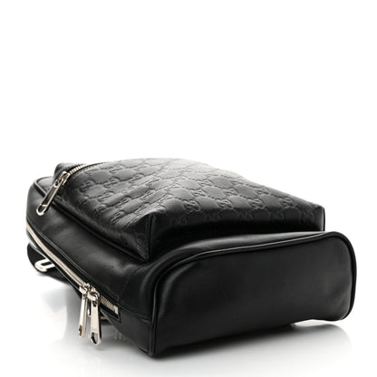 Gucci Guccissima Sling Backpack Black 4 of 12