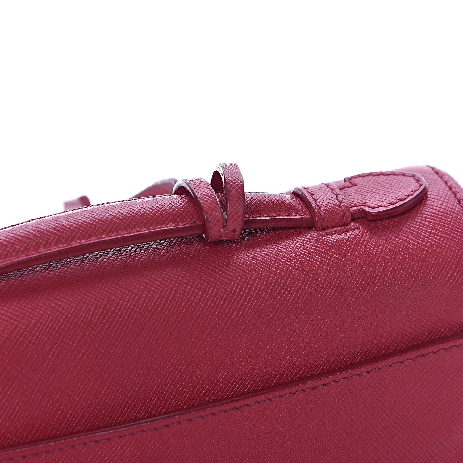 Prada Saffiano Lux Crossbody Peonia 9 of 12