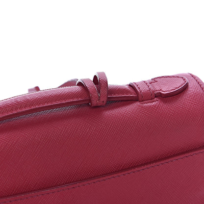 Prada Saffiano Lux Crossbody Peonia 9 of 12