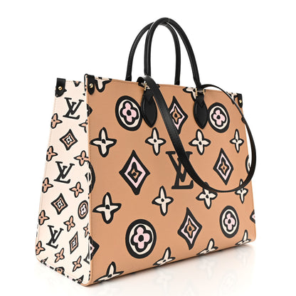 Louis Vuitton Monogram Giant Wild At Heart Onthego GM Arizona 3 of 12
