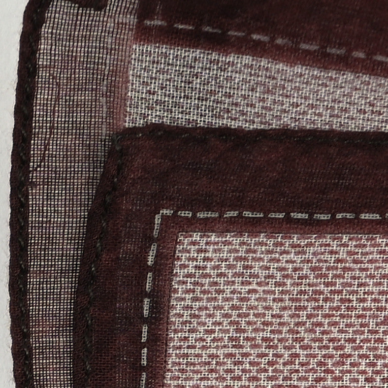 Louis Vuitton Cotton Monogram New Denim Square Scarf Cherry 4 of 4