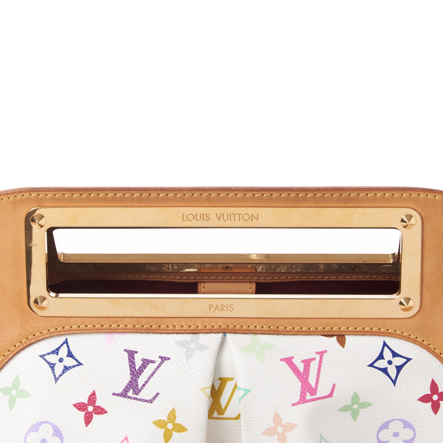 Monogram Multicolor Judy GM White