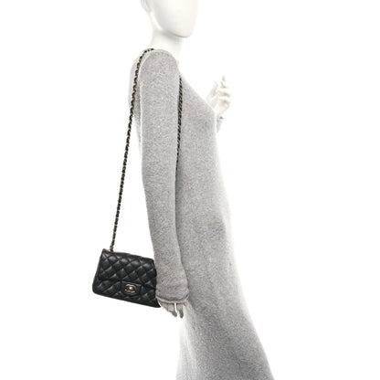 Chanel Caviar Quilted Mini Rectangular Flap Black 2 of 11