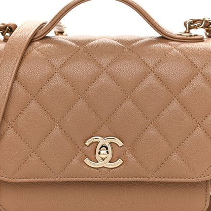 Chanel Caviar Quilted Medium Business Affinity Flap Brown 8 of 11