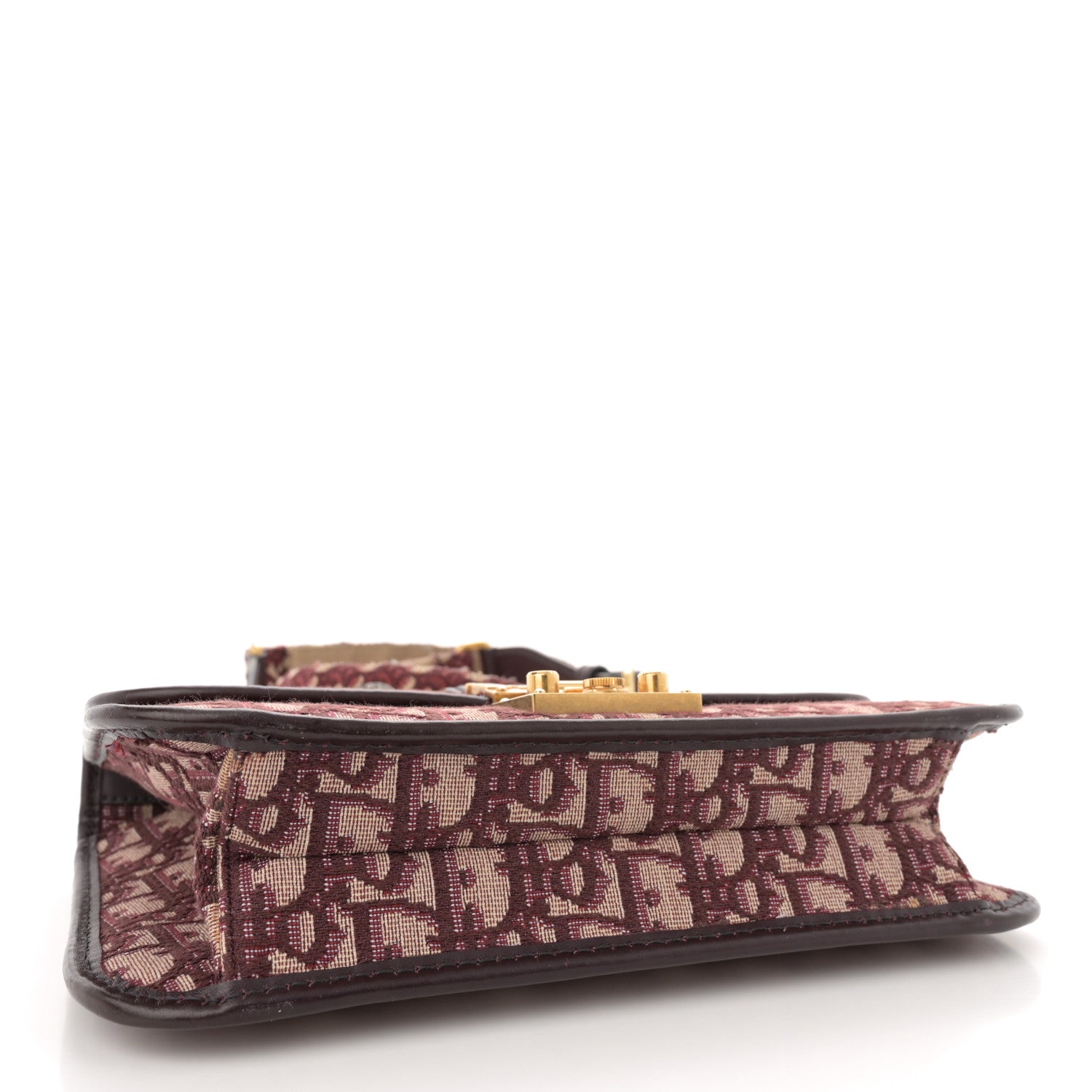 Christian Dior Oblique Dioraddict Flap Bag Burgundy 4 of 13