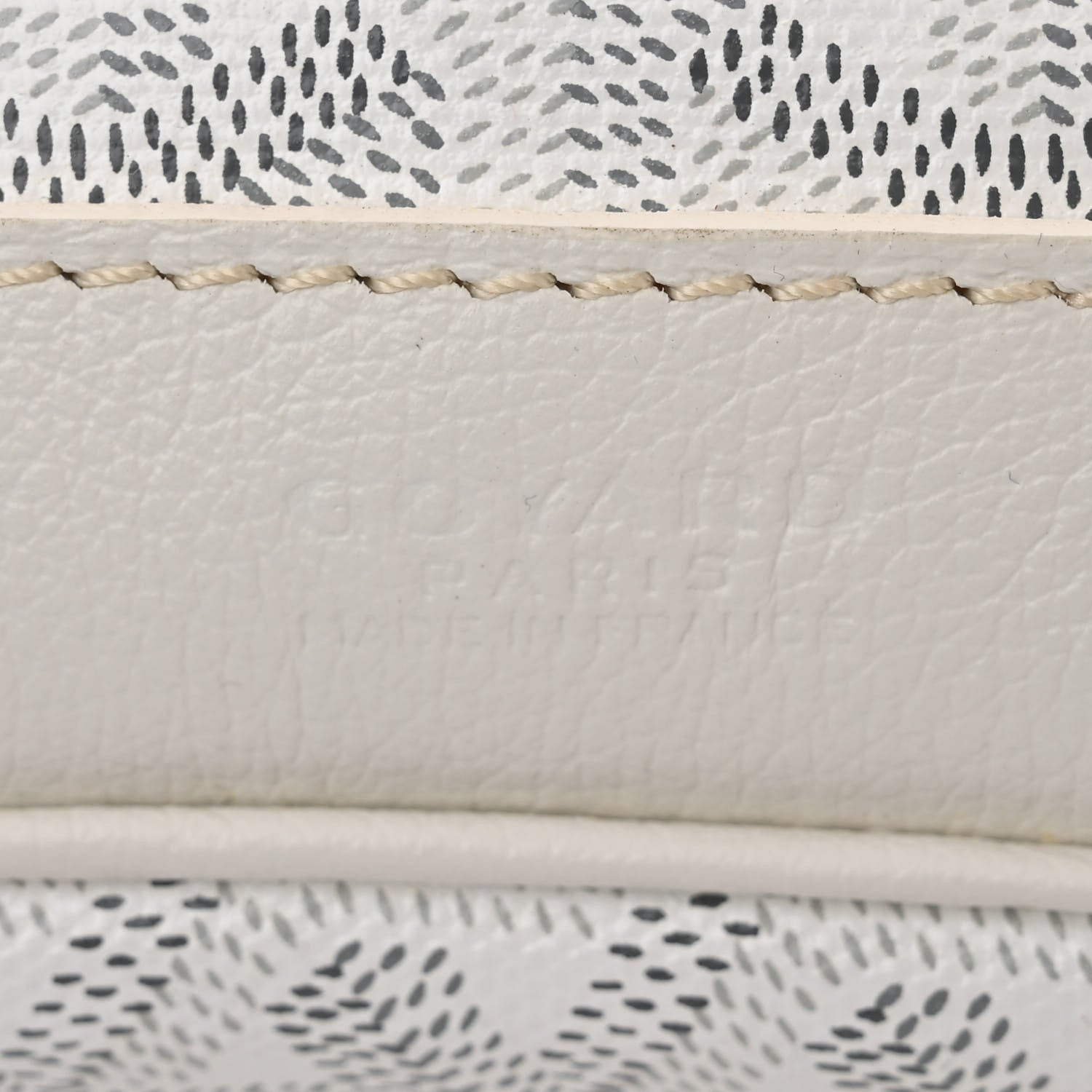 Goyard Goyardine Petit Flot Bucket Bag PM White 6 of 9