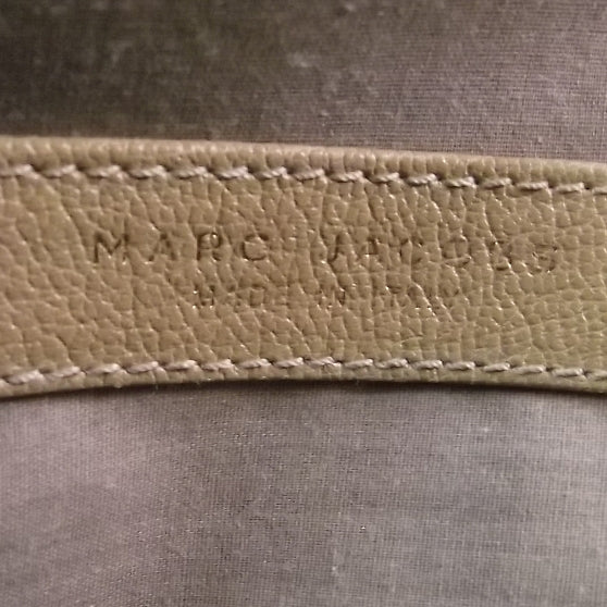 Leather Pleated Little Gordon Shoulder Bag Stone